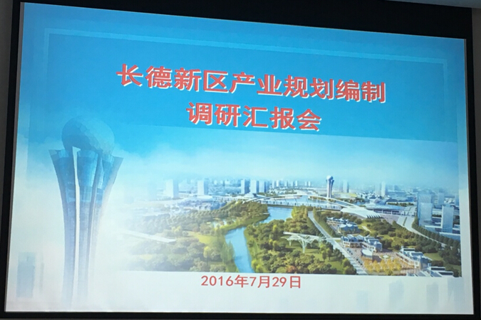 長德新區產業規劃調研匯報會
