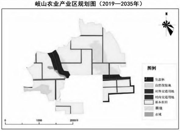 岐山農(nóng)業(yè)產(chǎn)業(yè)區(qū)規(guī)劃圖